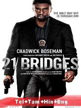 21 Bridges (2019) BRRip Original [Telugu + Tamil + Hindi + Eng] Dubbed ...